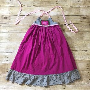 Beautiful floral patchwork sundress girls adorable